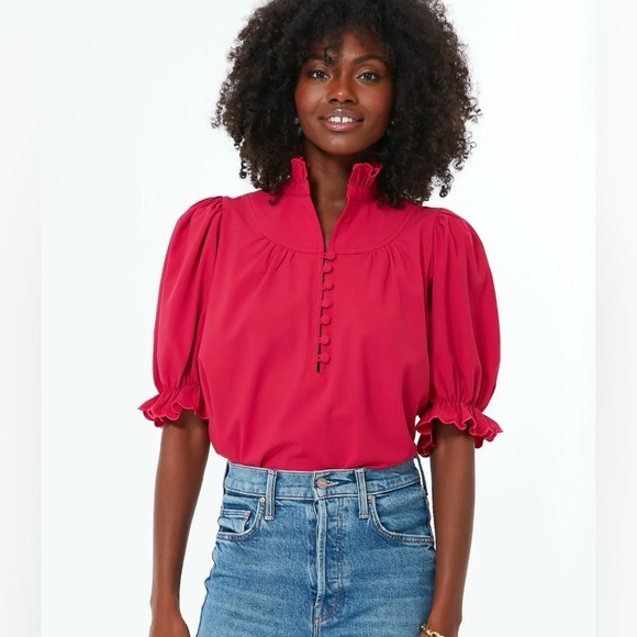 Tuckernuck Tops - Tuckernuck Selena Blouse Pink Women’s Large